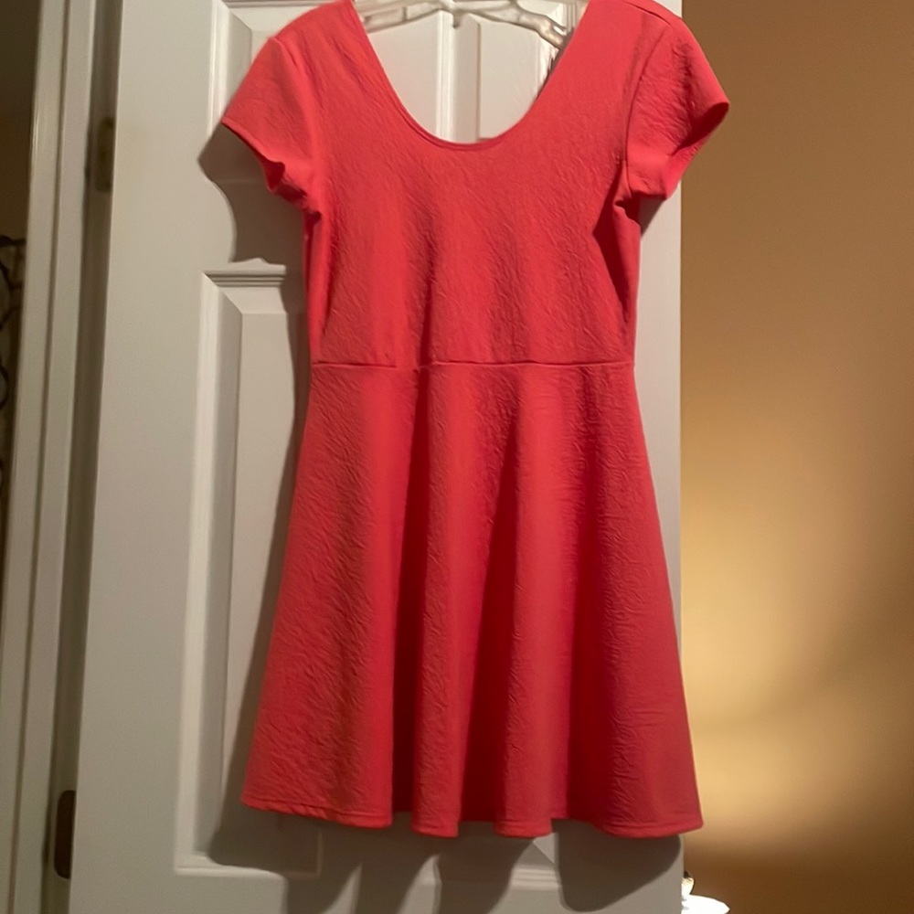 Very comfortable polyester mini dress worn once, tags are out